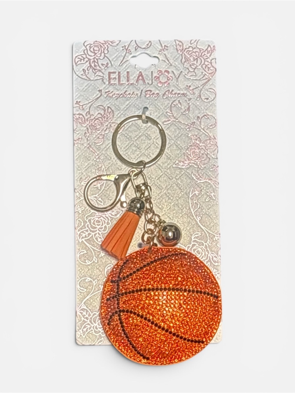Rhinestone Basketball Keychain ELLA Joy